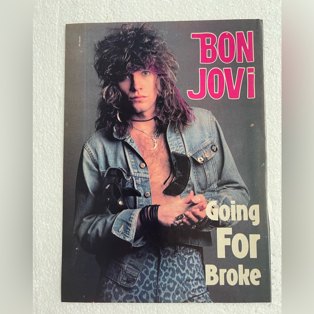 Bon Jovi Jon Bon Jovi pinup